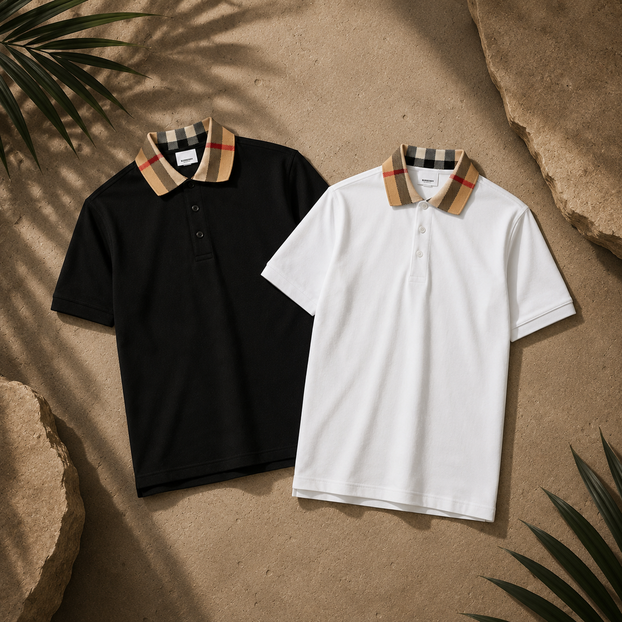 Burberry polo en coton