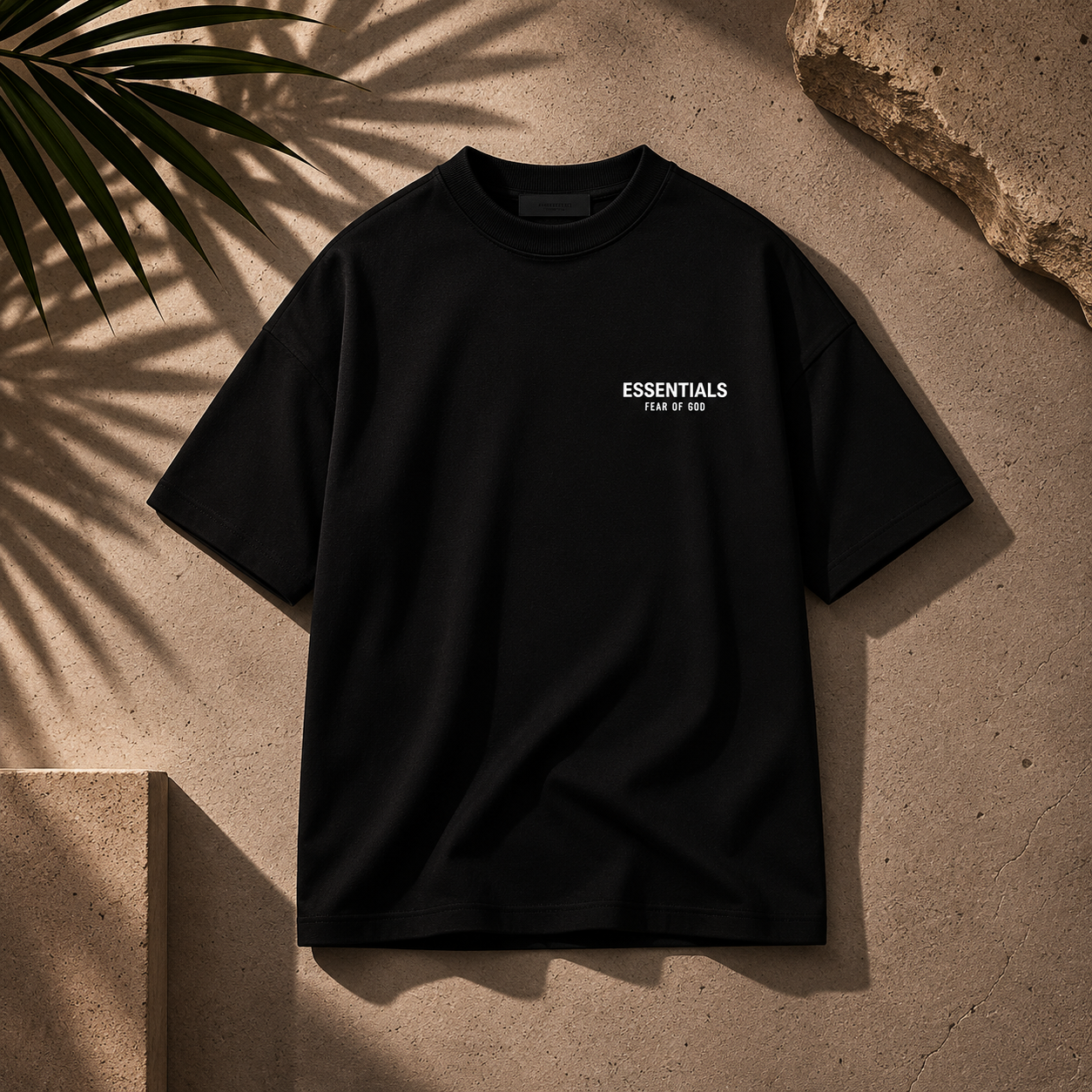 Essentials Fear Of God T-shirt Noir