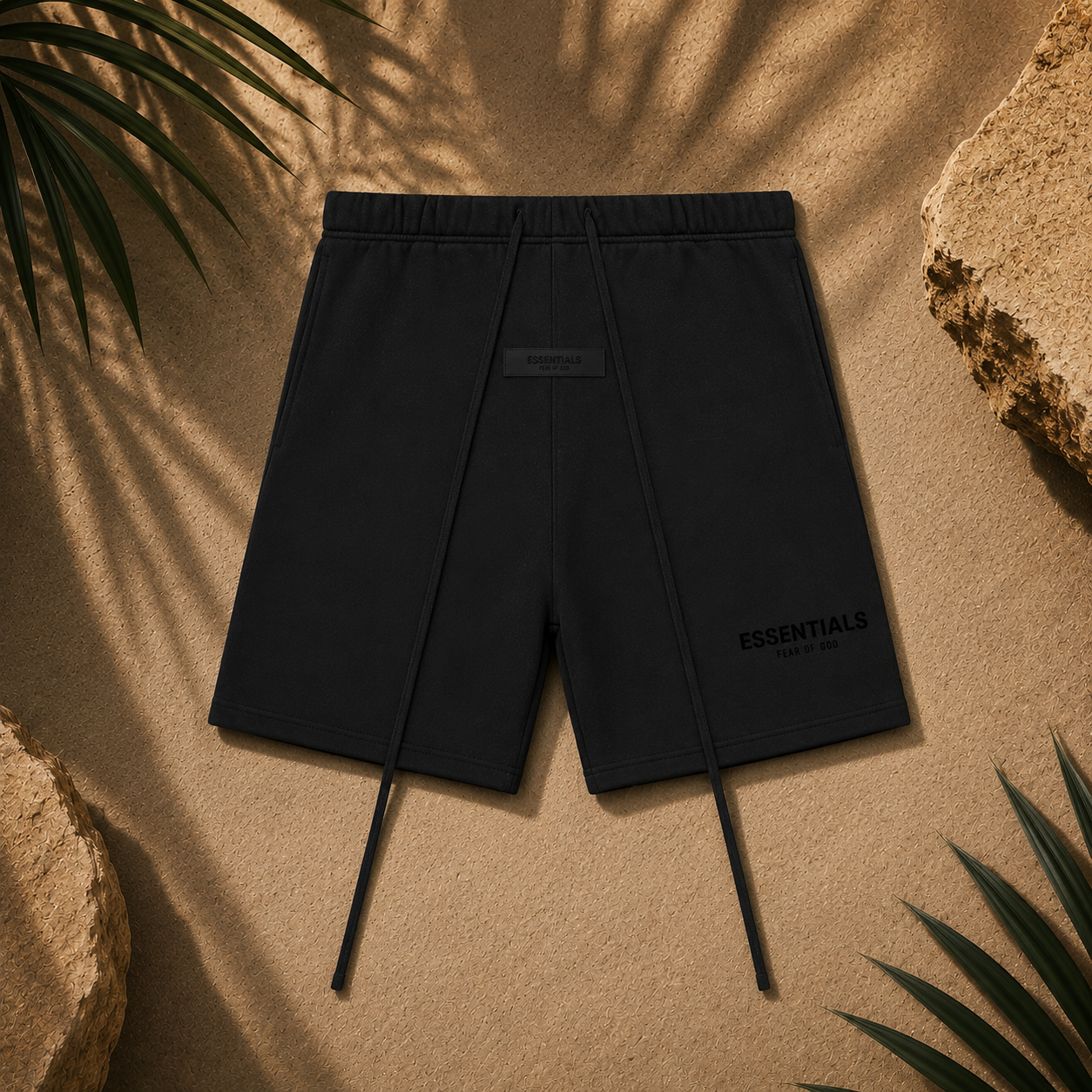 Essentials Fear Of God Short Stretch Limo Noir